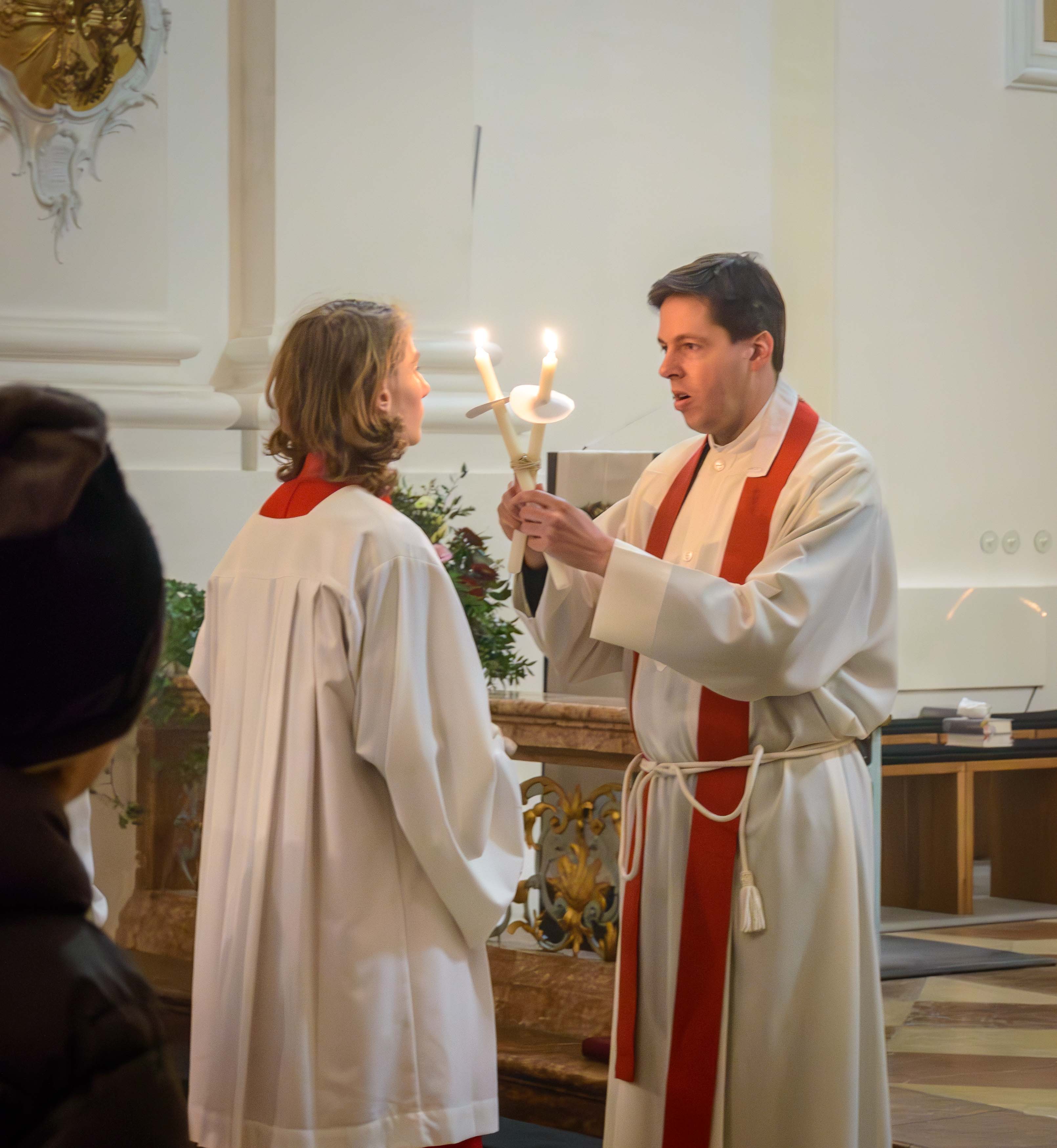 Lichtmess-Feier in der Rotter Pfarrkirche