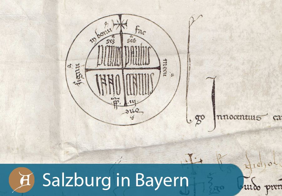 Grafik Salzburg in Bayern