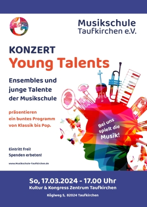 Konzert Young Talents 2024 der Musikschule Taufkirchen