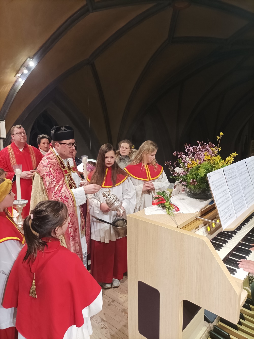 Segnung der neuen Orgel