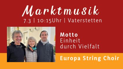 Marktmusik Einheit durch Vielfalt 07.03.2024