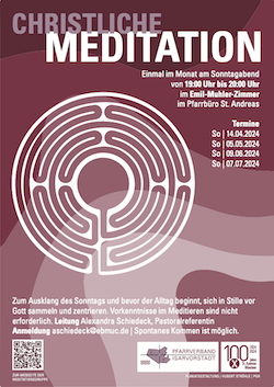 2024-03-03-PLAKAT-CHRISTLICHE-MEDITATION-2024-03-Labyrinth-rot-250