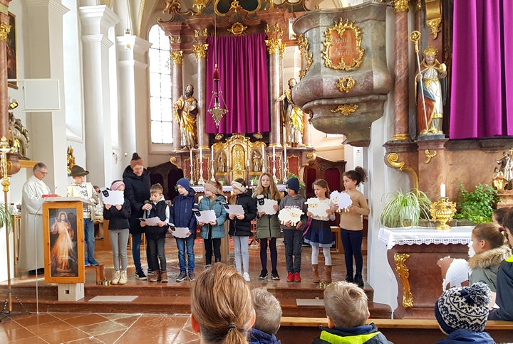 Familiengottesdienst im März 2024 in Babensham