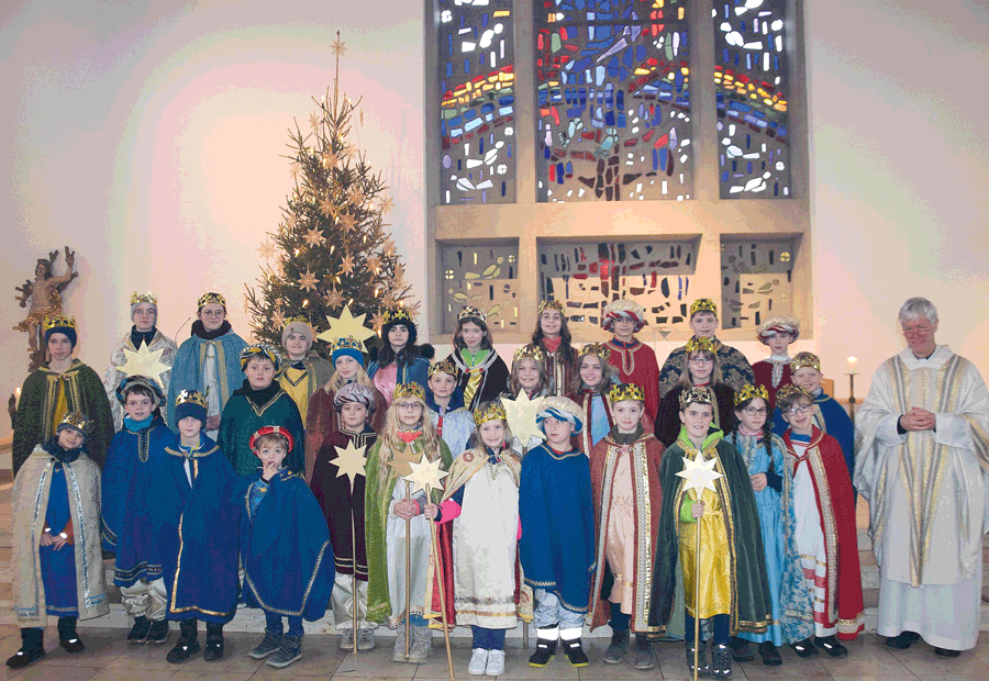 Gruppenbild Sternsinger 2024