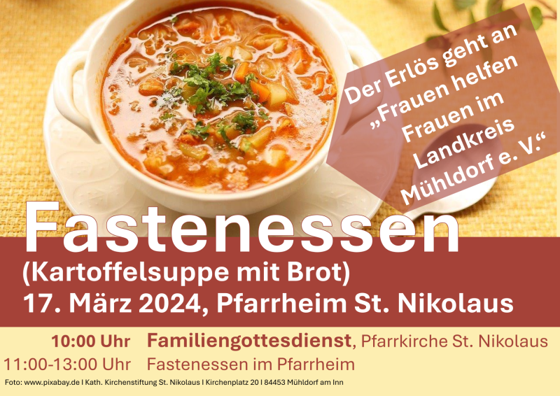 Plakat: Fastenessen