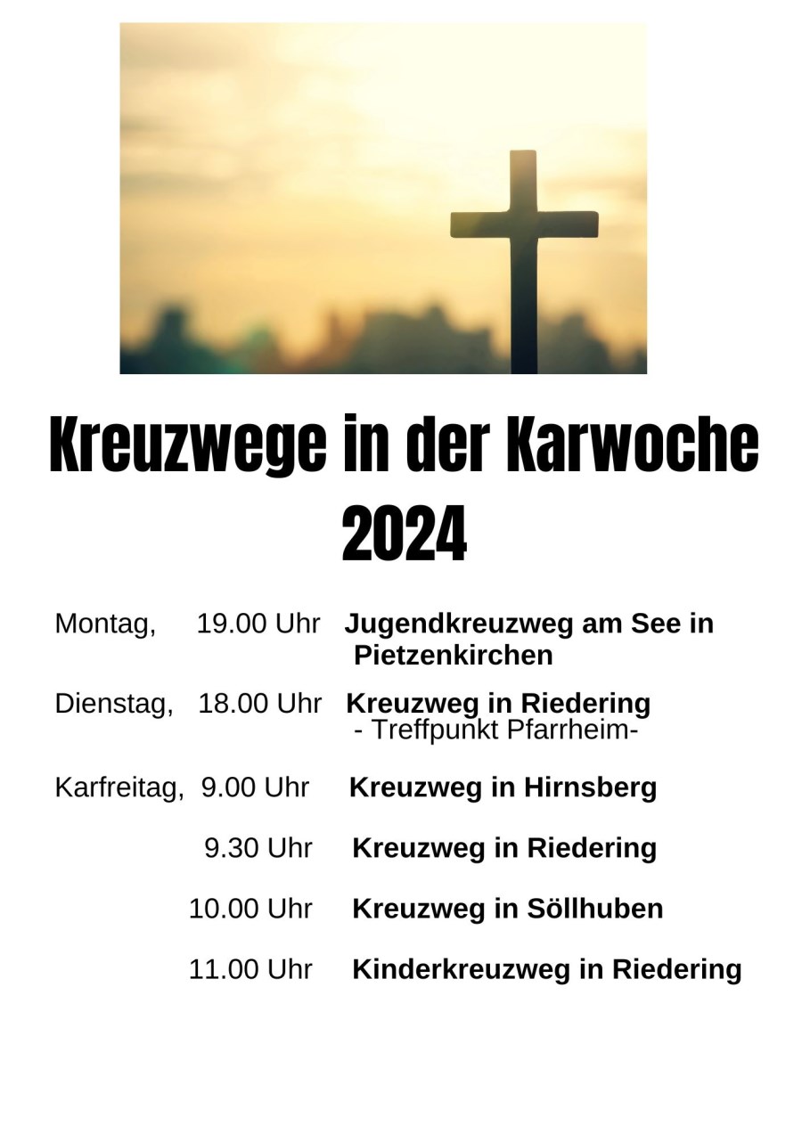 Plakat Kreuzwege 2024