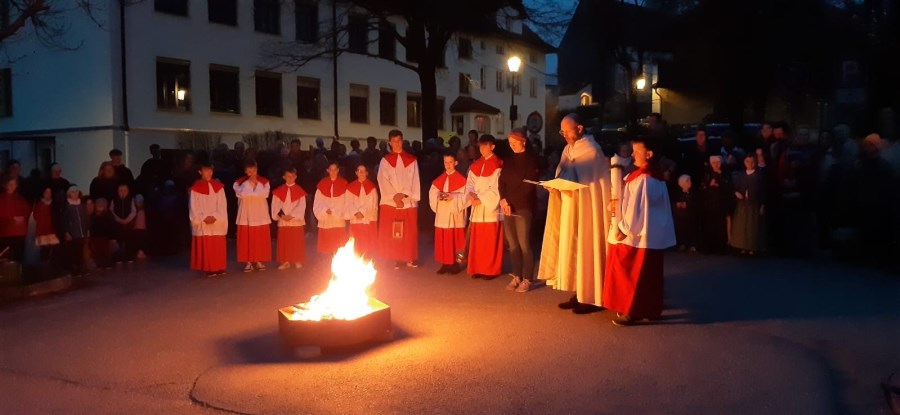 ostern feuer pfarrverband