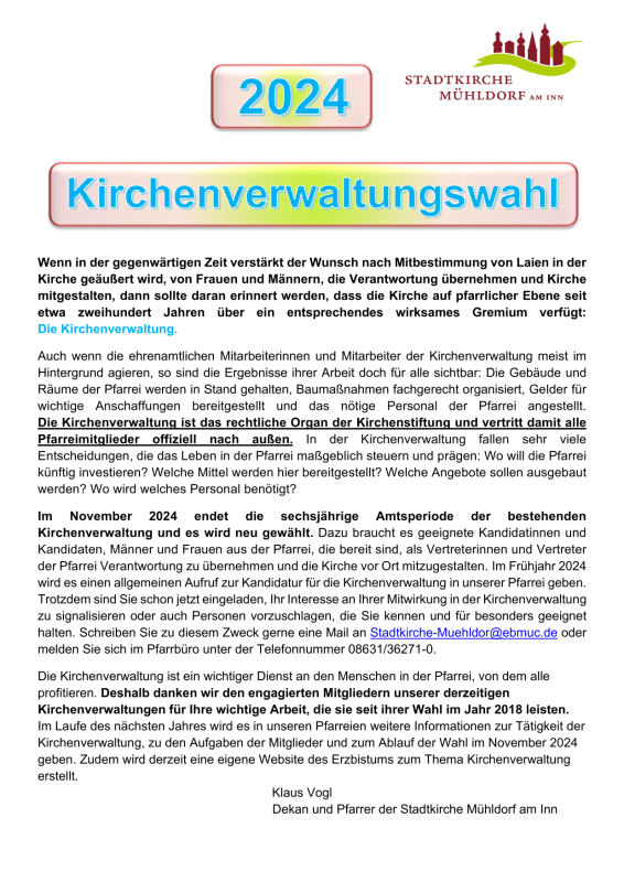 Flyer für die KV-Wahl 2024