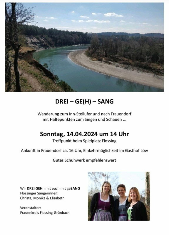 Plakat Wanderung DreiGesang