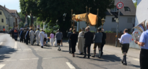 Fronleichnamsprozession Allach 2024