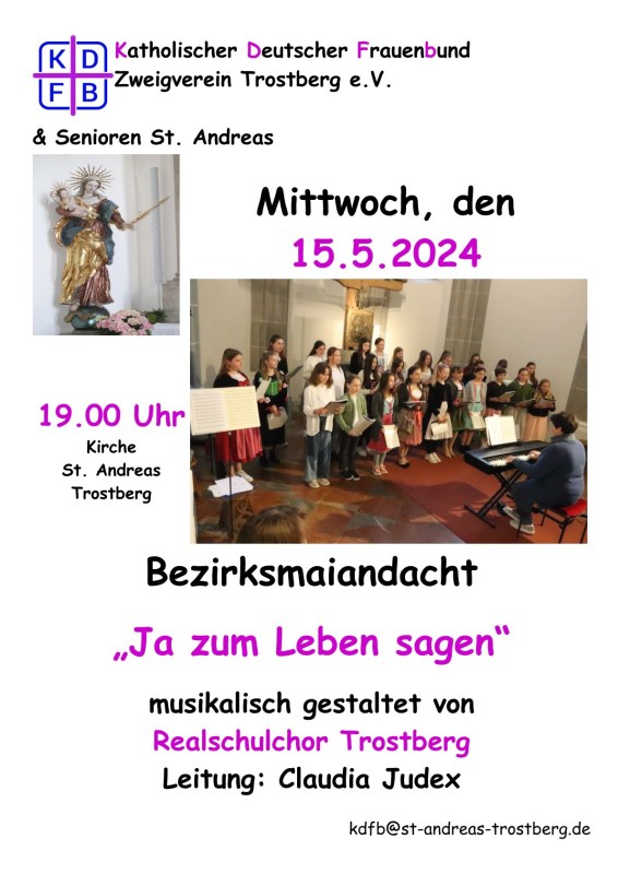Bezirksmaiandacht