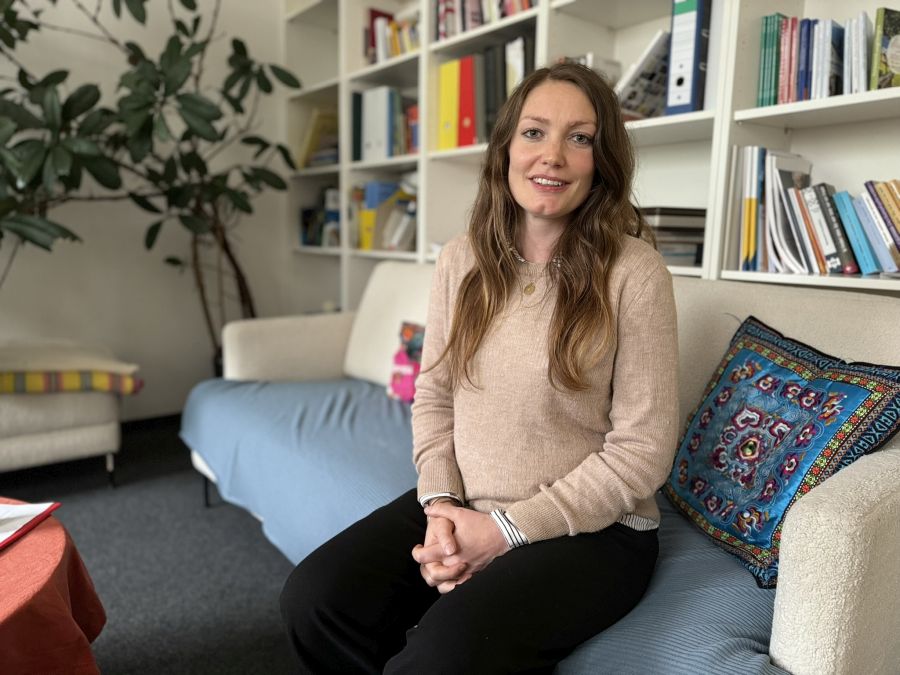 Sozialarbeiterin Isabel Morawek