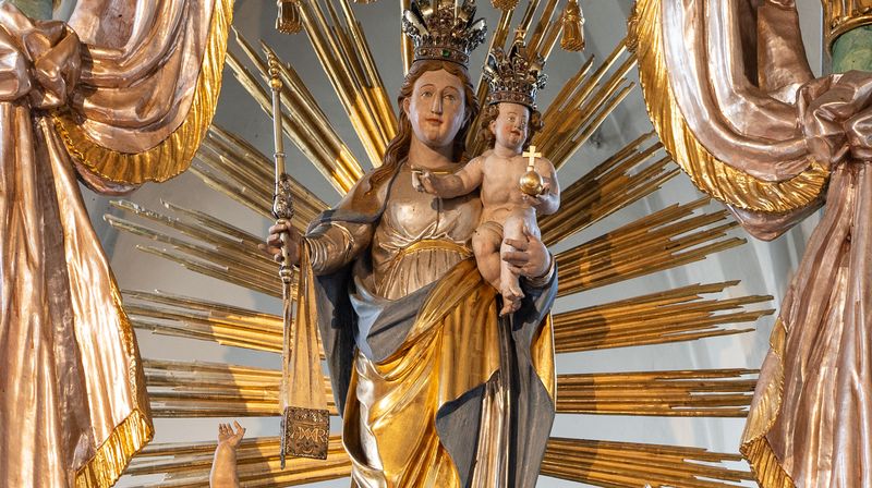 Madonna mit dem Skapulier, Pfarrkirche Volkmannsdorf