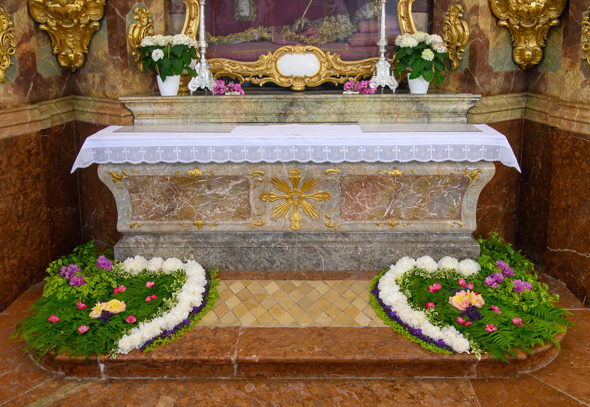 Fronleichnam in der Rotter Pfarrkirche