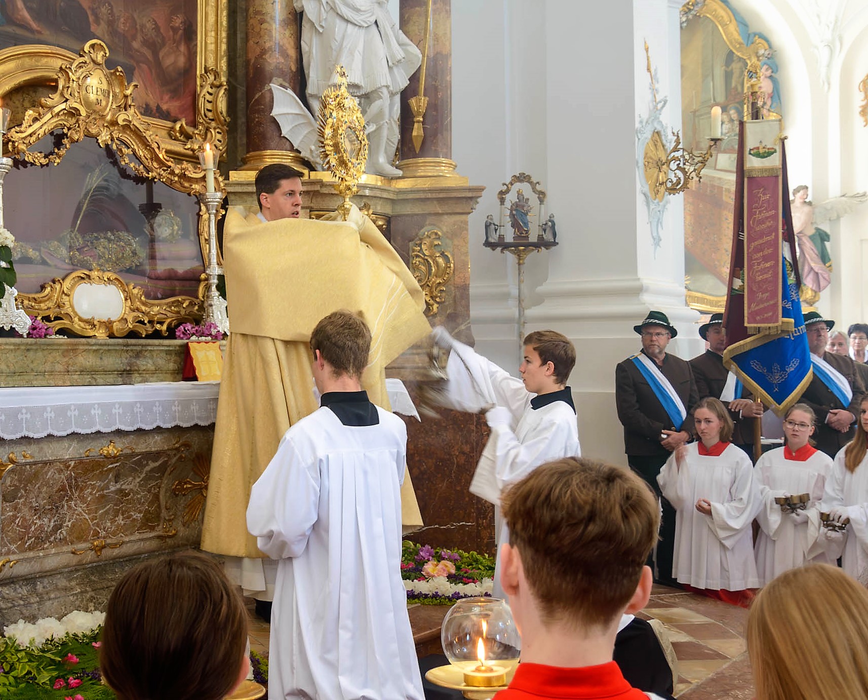 Fronleichnam in der Rotter Pfarrkirche