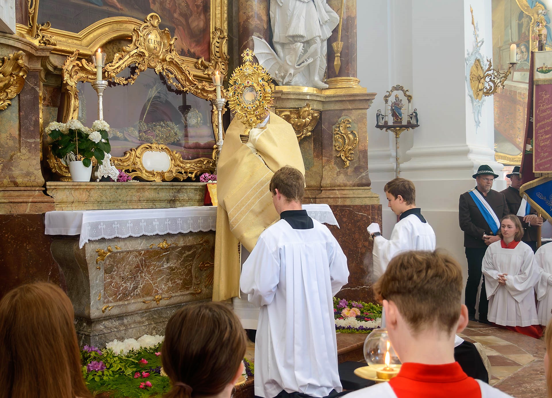 Fronleichnam in der Rotter Pfarrkirche