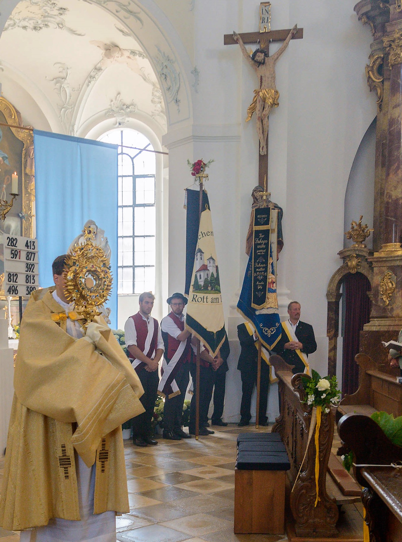 Fronleichnam in der Rotter Pfarrkirche