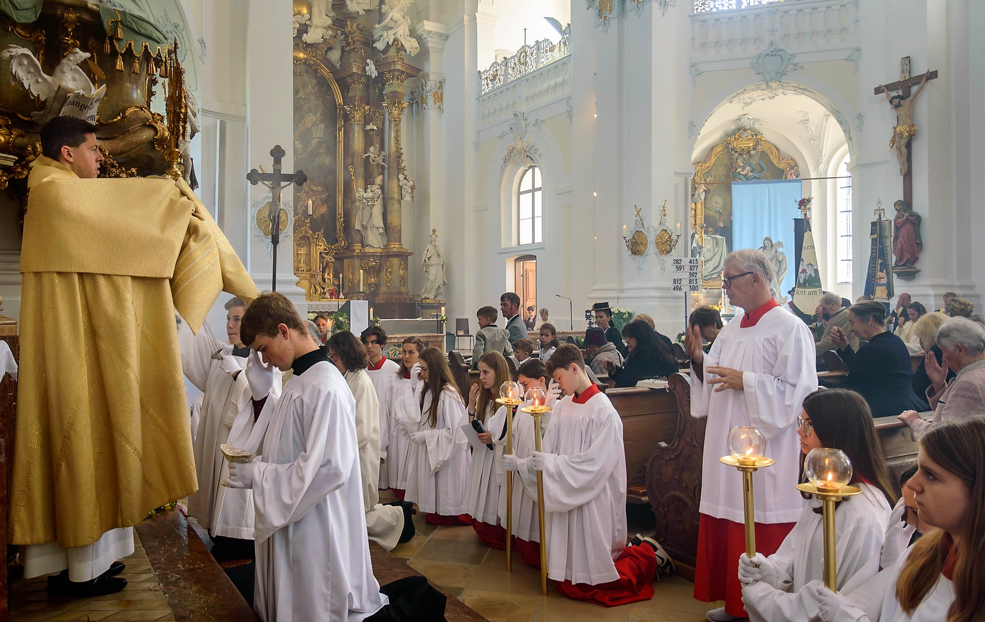 Fronleichnam in der Rotter Pfarrkirche
