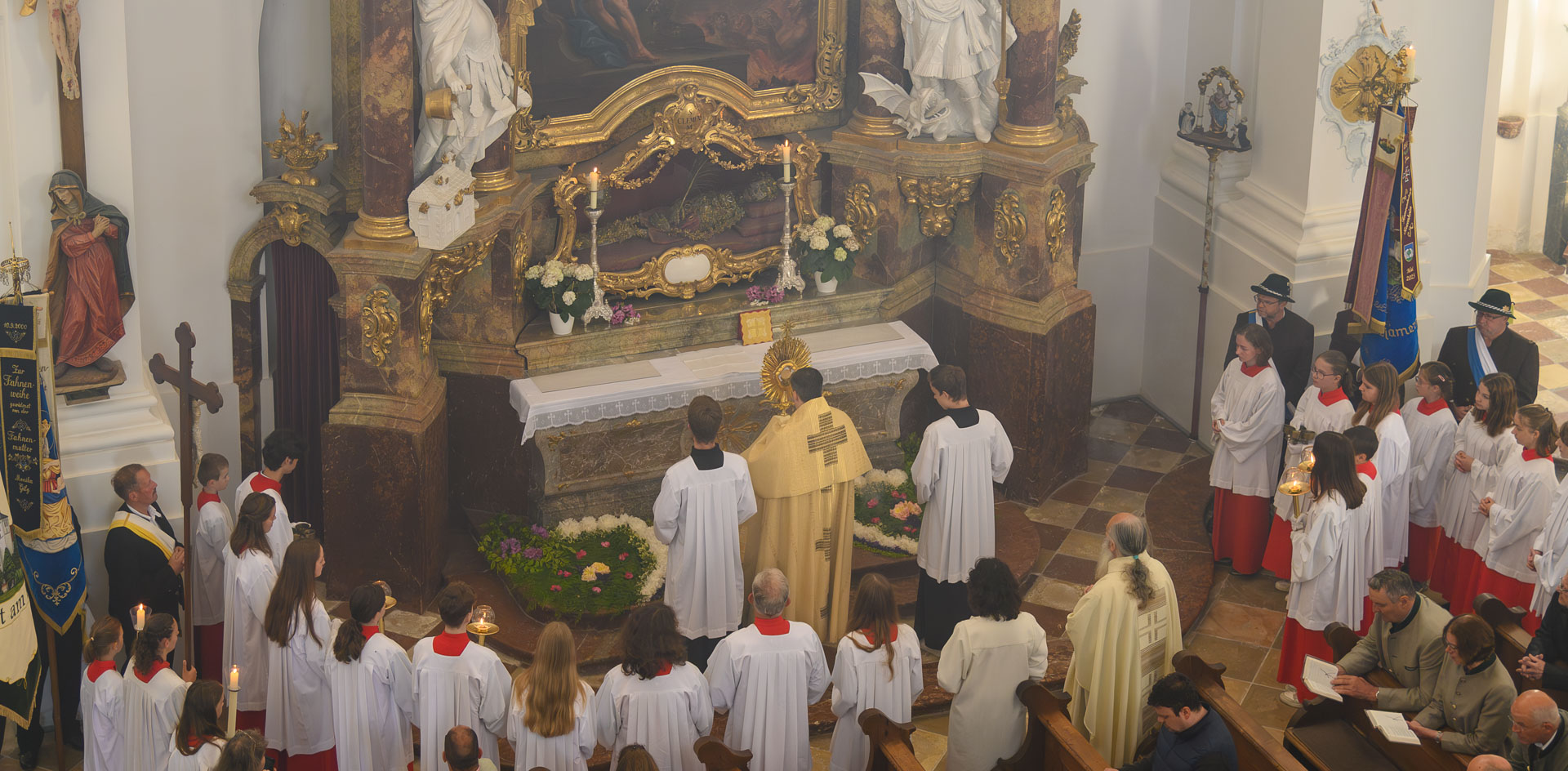 Fronleichnam in der Rotter Pfarrkirche