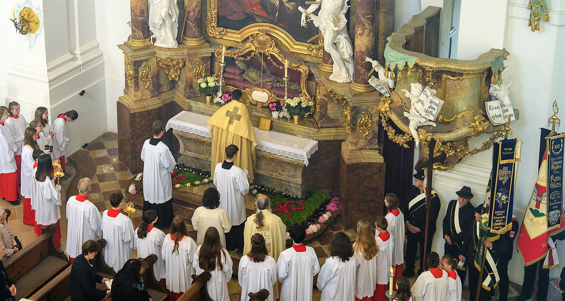 Fronleichnam in der Rotter Pfarrkirche