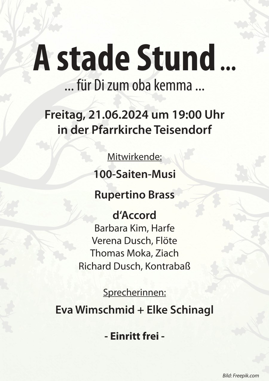 Plakat - A stade Stund