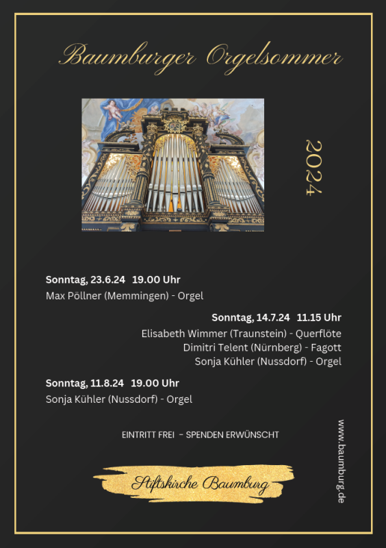 Orgelsommer Baumburg