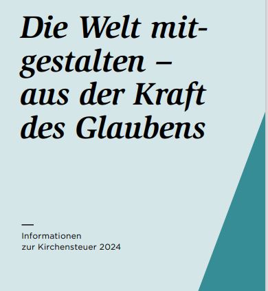 Deckblatt Info zur Kirchensteuer 2024
