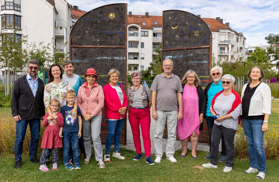 Ehrenamtliche auf dem Ehrenamtstag auf der Landesgartenschau in Kirchheim