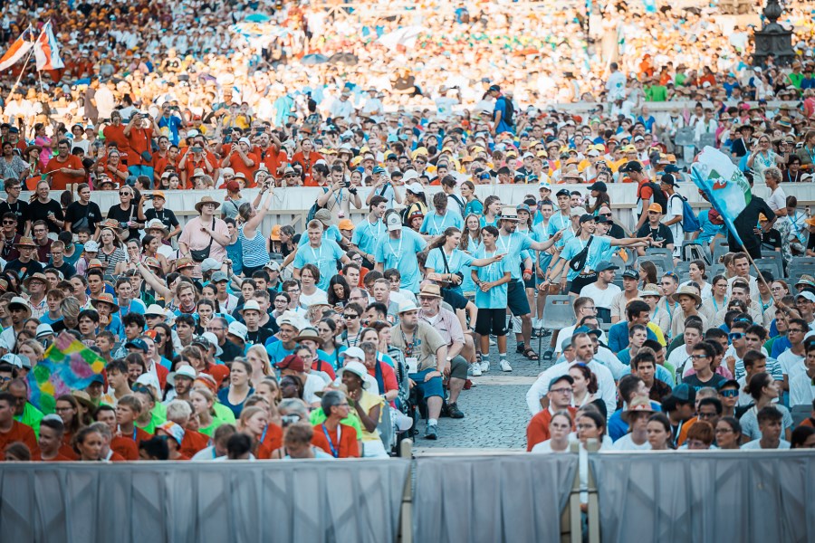 Teilnehmende der Pabstaudienz