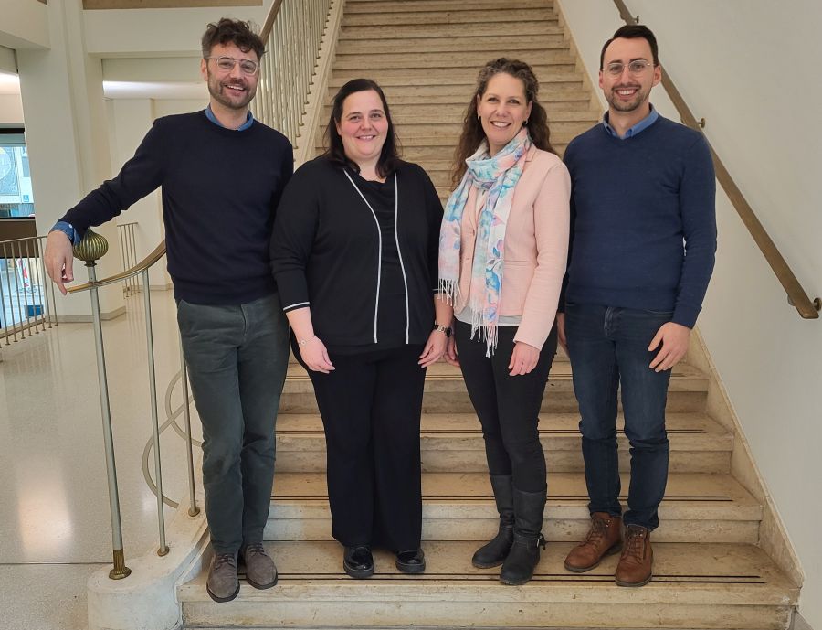 Von links: Lukas Jaeger, Anna Rieß-Gschlößl, Christine Schwarz und Michael Kulhanek