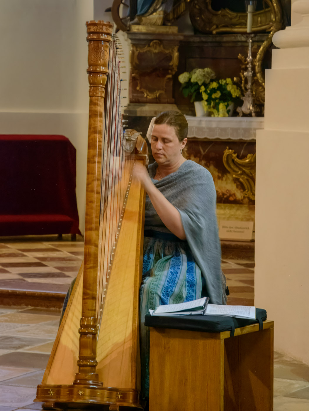 Nacht der offenen Kirche - Feldkirchner Sänger mit Begleitung von Harfe und Ziach