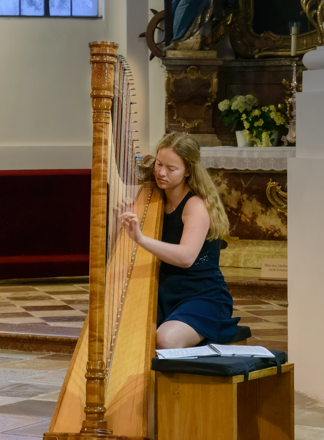 Nacht der offenen Kirche - Feldkirchner Sänger mit Begleitung von Harfe und Ziach