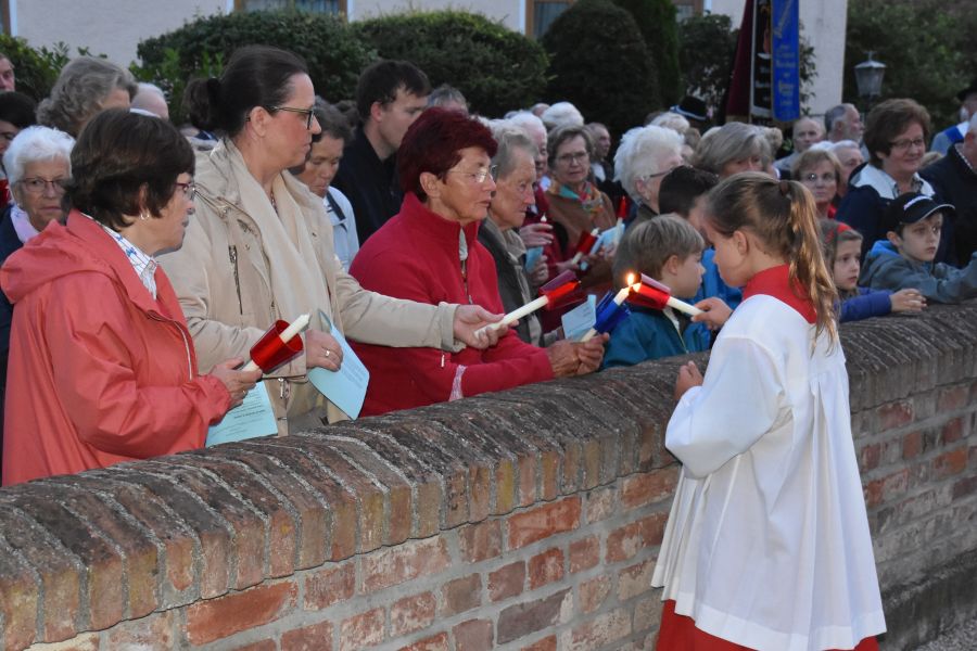 Lichterprozession in Thonstetten/Pfarrverband Moosburg-Pfrombach