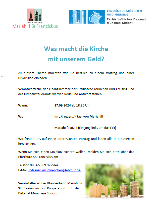 Einladung zum Vortrag