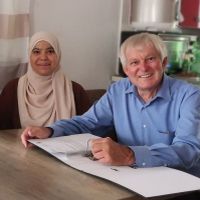 Amira Abo Shihab und Hans Holzner