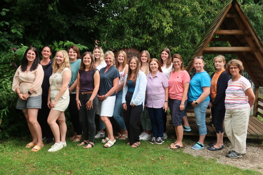Team des Kinderhauses im Kita-Jahr 2024/25