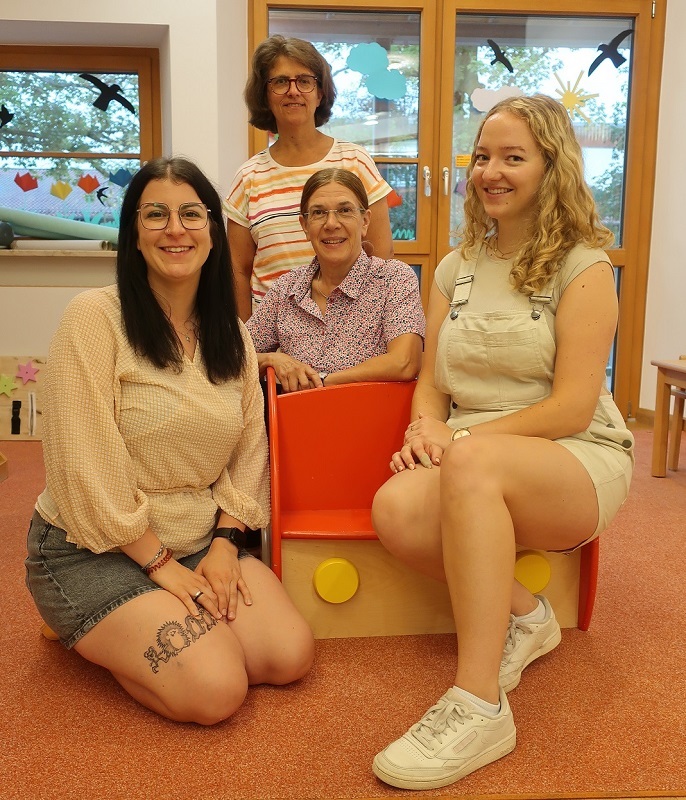 Unsere Mitarbeiterinnen der Fröschegruppe