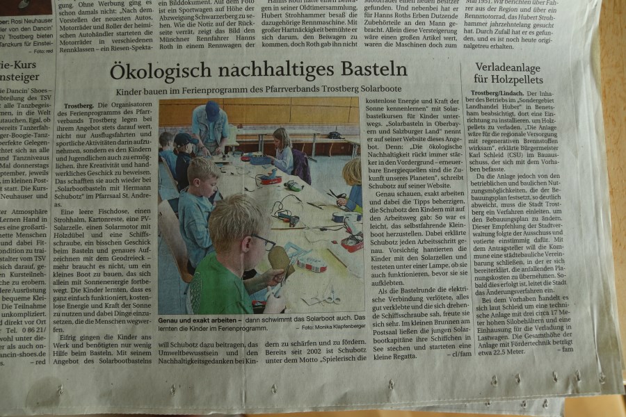 Ferienprogramm Pfarrverband Trostberg 2024