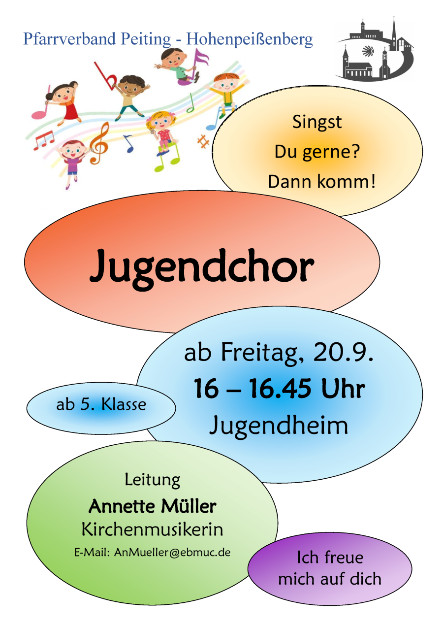 Jugendchor Werbung 2024