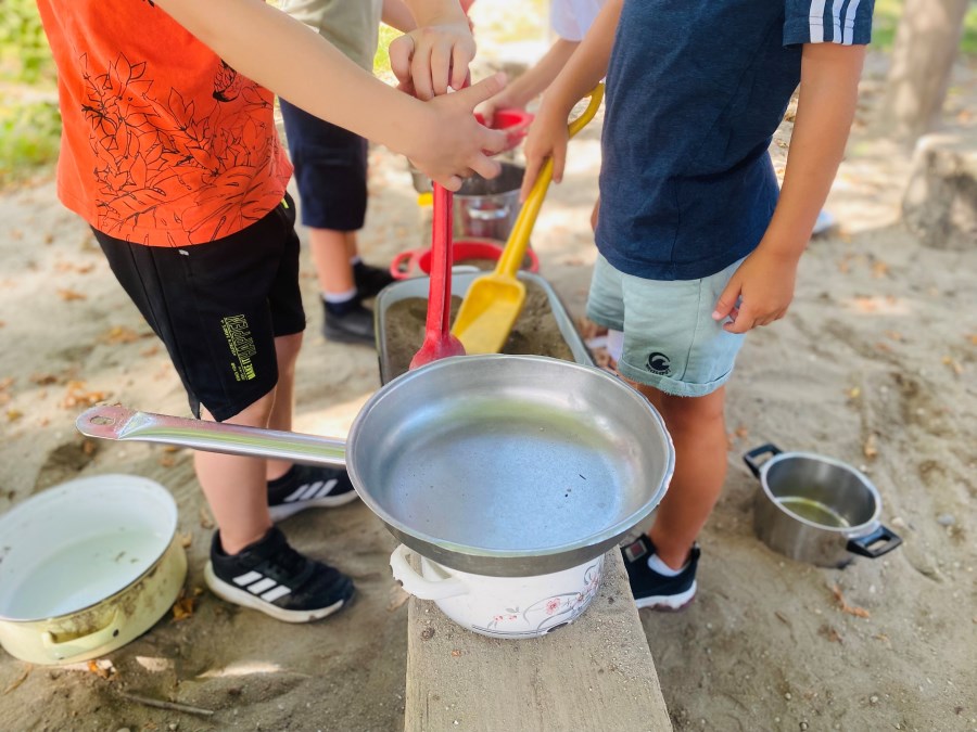 Kochen im Garten