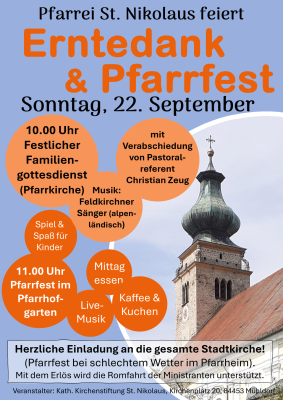 Plakat Pfarrgest