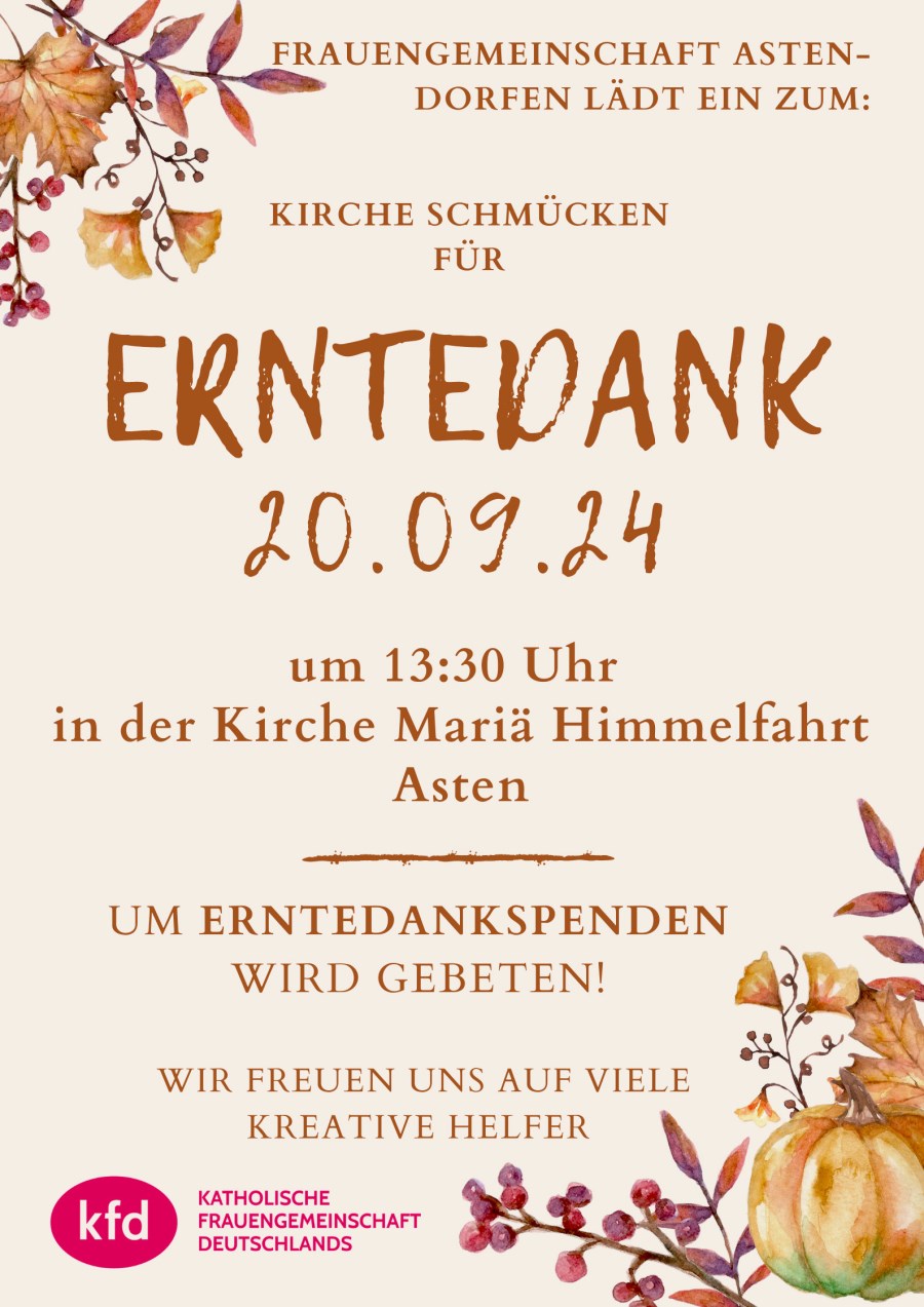Erntedank 20.09.24 Asten