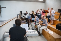 Kirchenband Laudate Dominum bei der firmung 2023