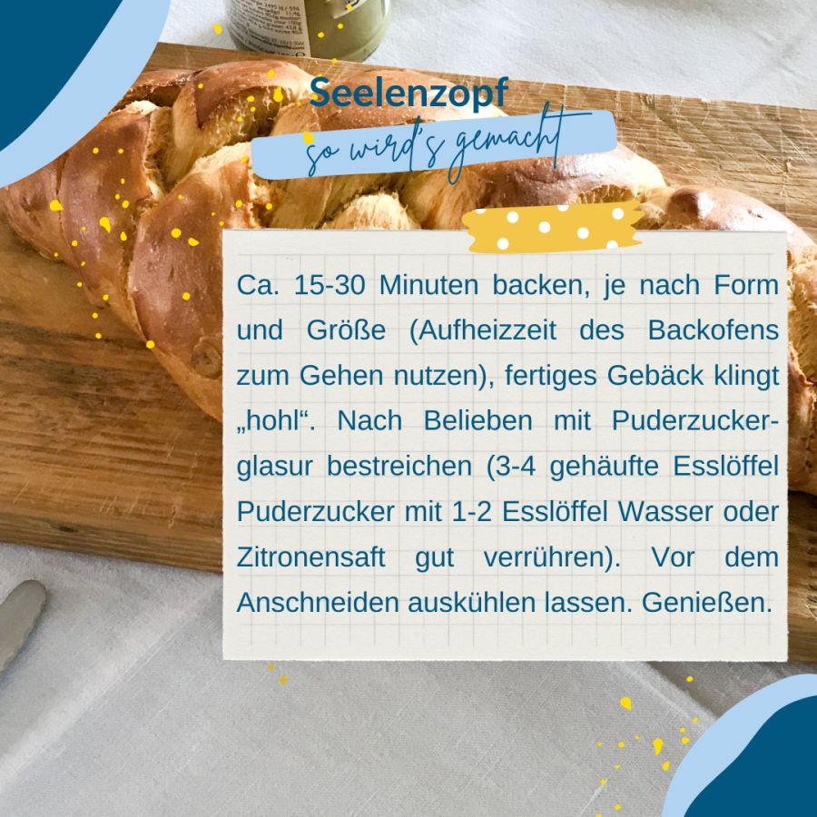 Rezept für Seelenzöpfe