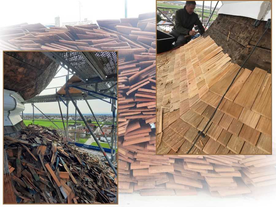 Collage Turmschindeln