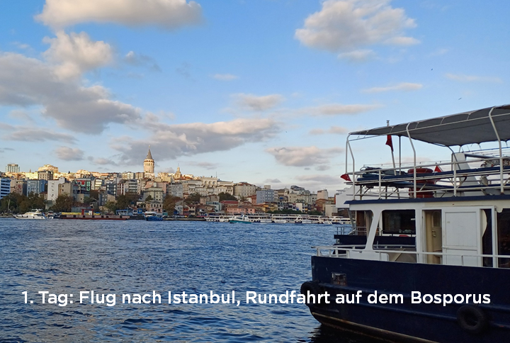Schiffsrundfahrt auf dem Bosporus
