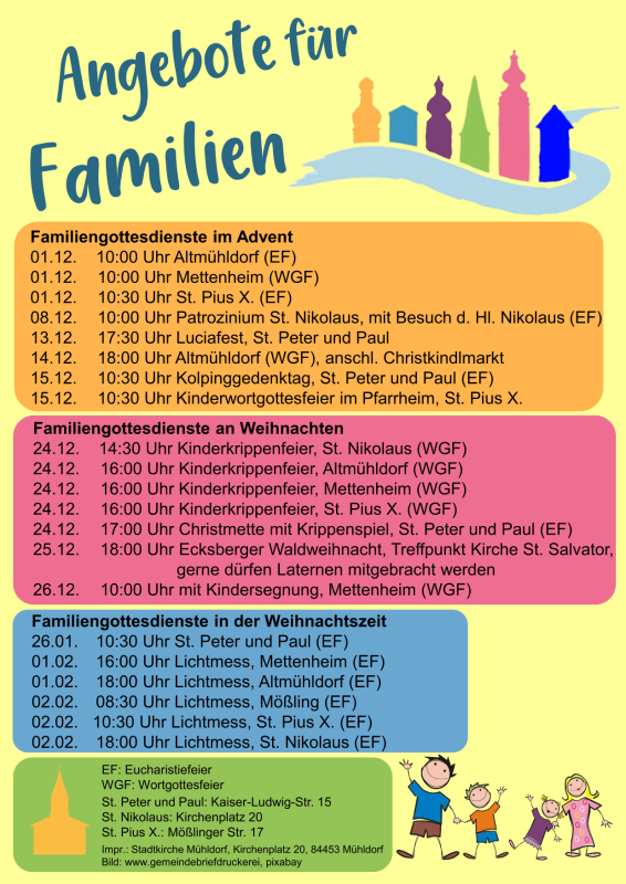 Angebote für Familien vom 01.12.24 bis 02.02.2025