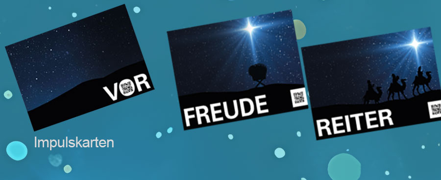 Postkarten Vor-Freude, Vor-Reiter