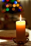 Bild Kerze Weihnachten 24