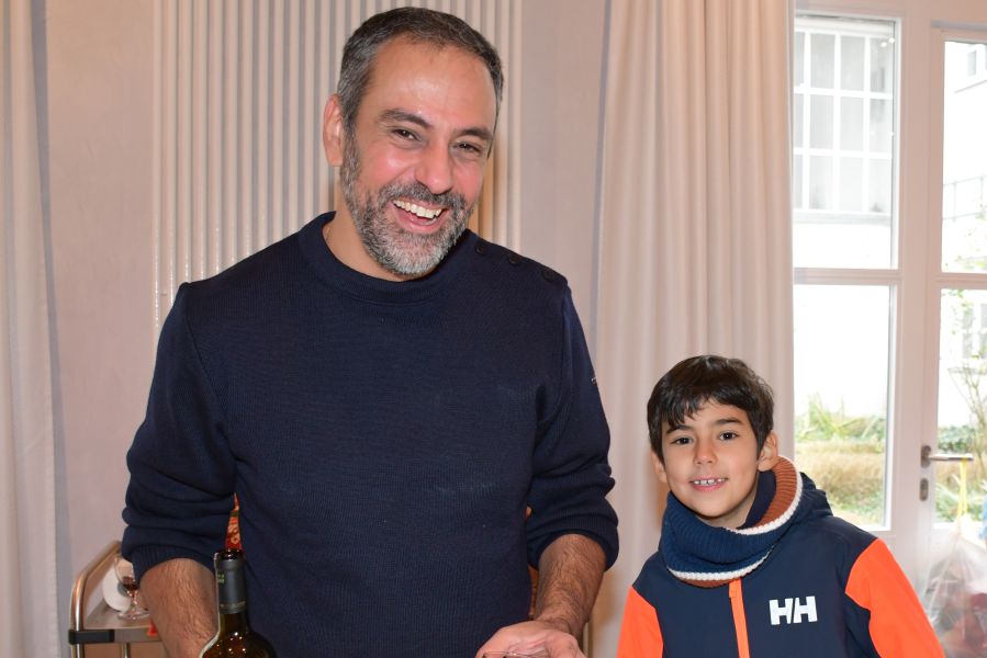 Mark Hitti und sein Sohn Marius